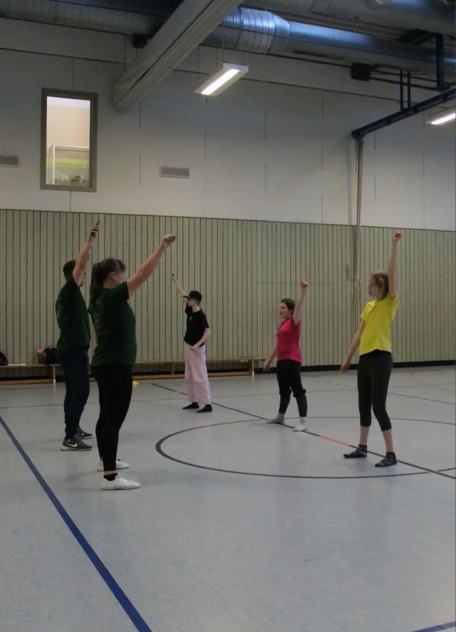 Inklusiver Sport in der Halle